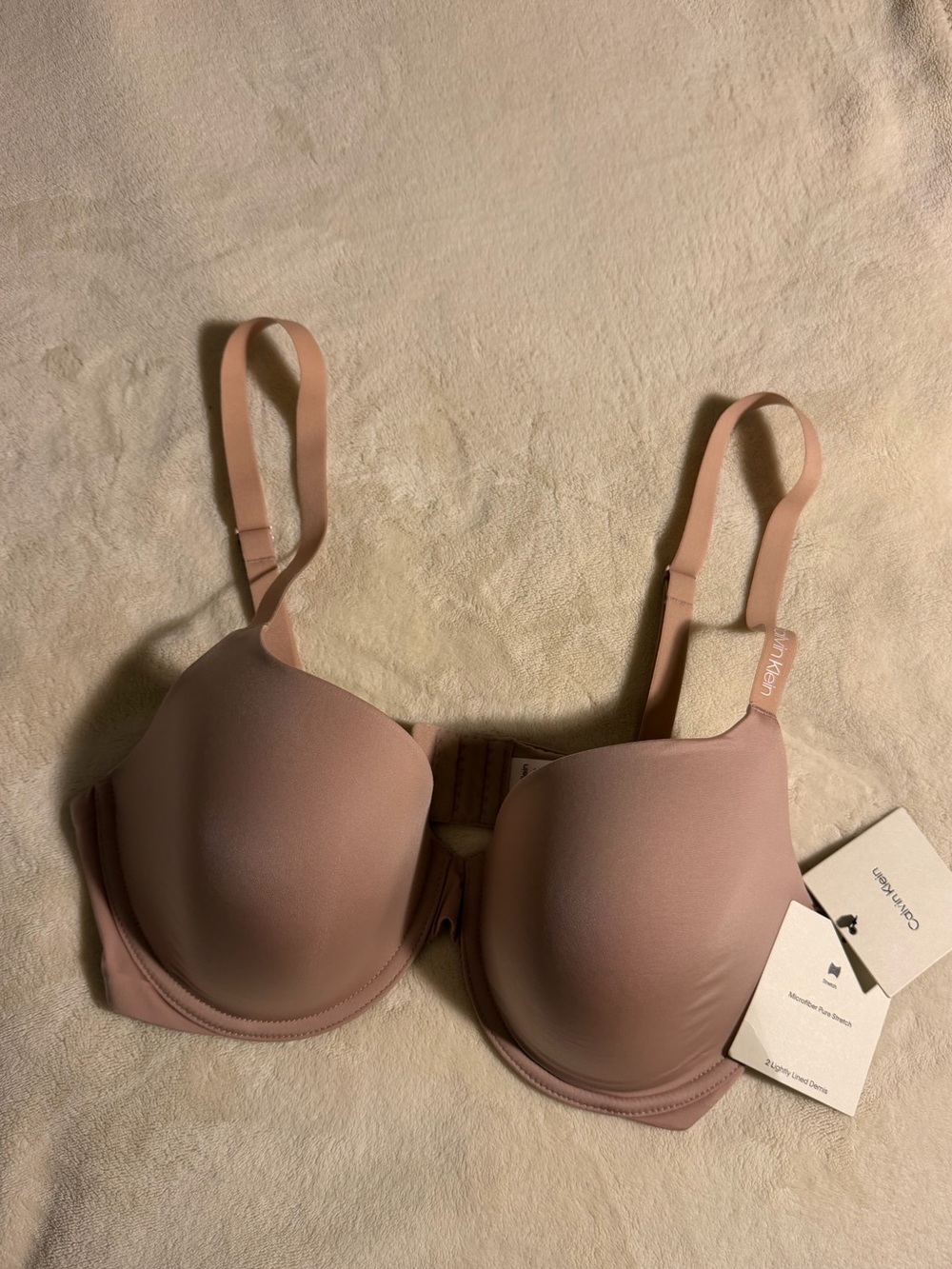 NWT Calvin Klein Pure Microfiber Stretch Lightly Lined Bra